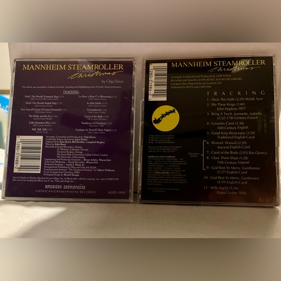 Set of Christmas CDs by Mannheim Steamroller - Picture 3 of 12